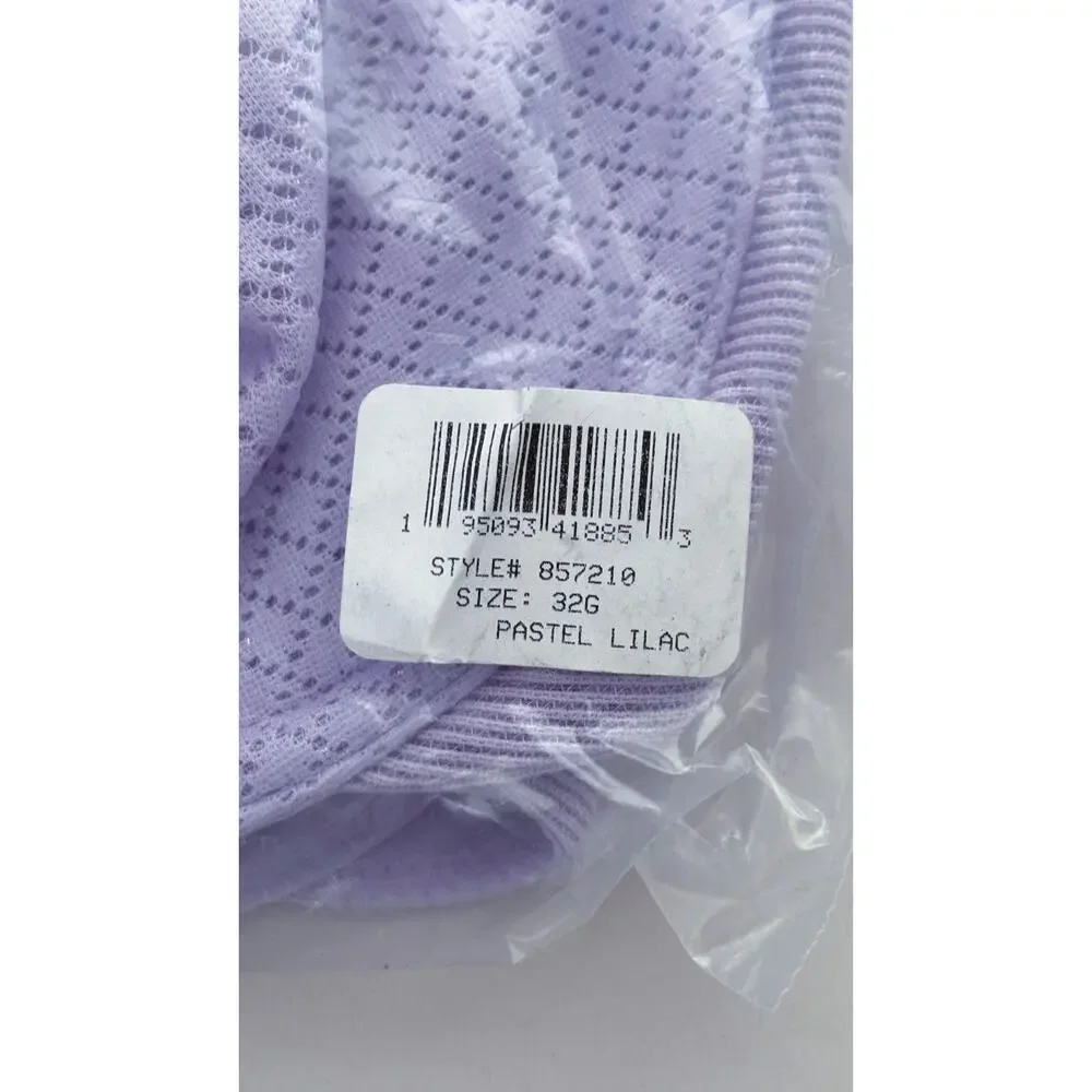 Wacoal Visual Effects Minimizer Bra Pastel Lilac Womens Size 32G New Wired